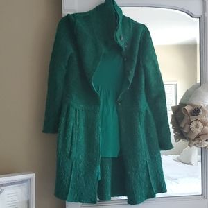 Emerald Green Free People long cardigan